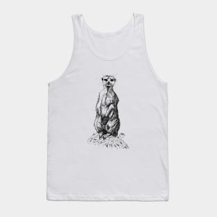 Meerkat on Guard. Tank Top